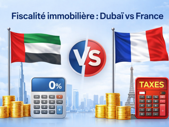 Fiscalité immobilière à Dubaï comparée à la France