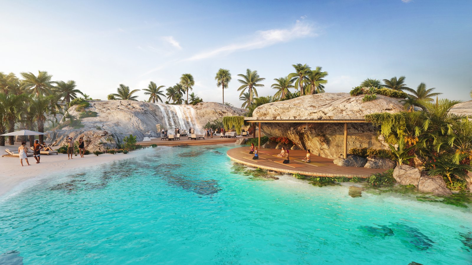 Dubai Islands Phase 2 lagoon wellness deck DAMAC community