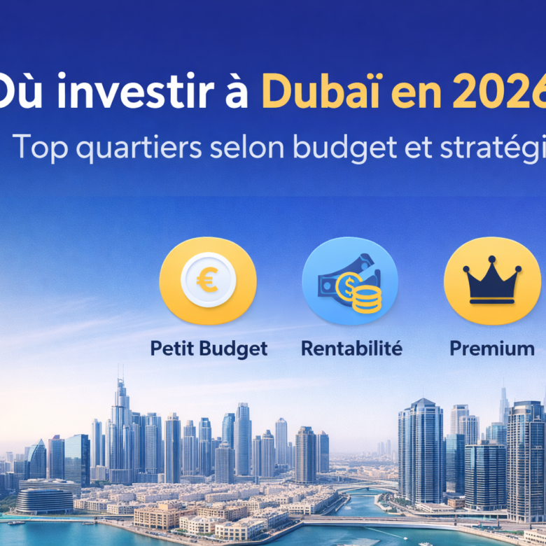 Où investir à Dubaï en 2026 ? Top quartiers selon budget et stratégie