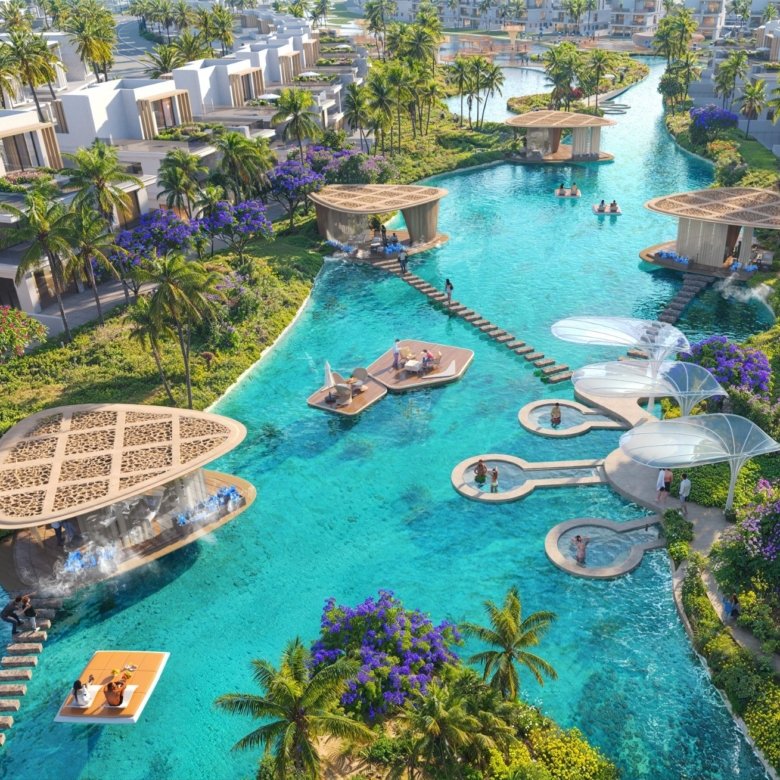 Villas familiales en bord de lagoon à Dubai Islands Phase 2 DAMAC