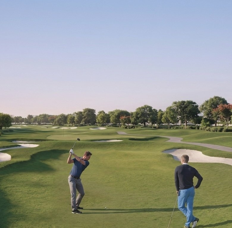 Sobha City Abu Dhabi golf course avec espaces verts et cadre de vie premium
